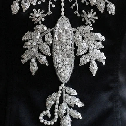 Applique de Broderie "L'Éclatante" Perles et Paillettes